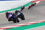 Maverick Vinales vor Valentino Rossi (Yamaha) 