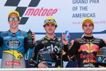 Alex Marquez (Marc VDS), Francesco Bagnaia (VR46) und Miguel Oliveira ( Ajo) 