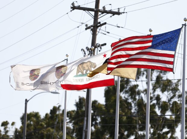 Porsche Flagge USA