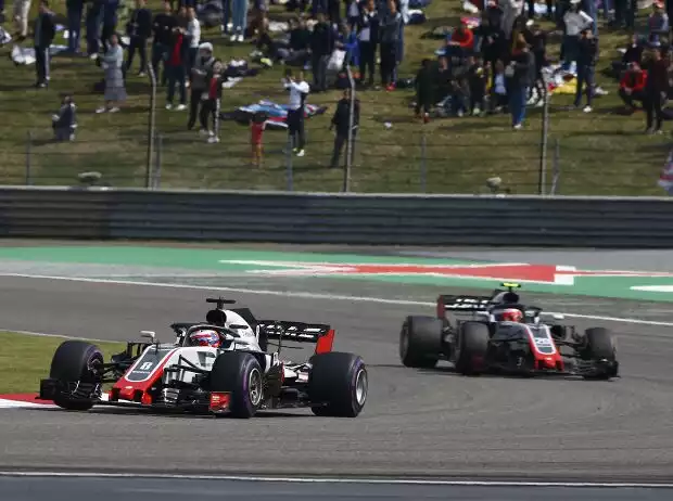 Titel-Bild zur News: Romain Grosjean, Kevin Magnussen