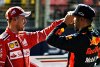 Bild zum Inhalt: Daniel Ricciardo zu Ferrari? Sebastian Vettel sagt: "Mir egal!"