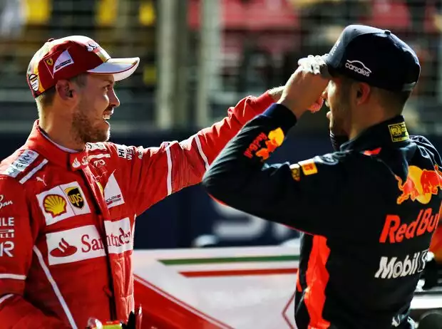 Titel-Bild zur News: Sebastian Vettel, Daniel Ricciardo