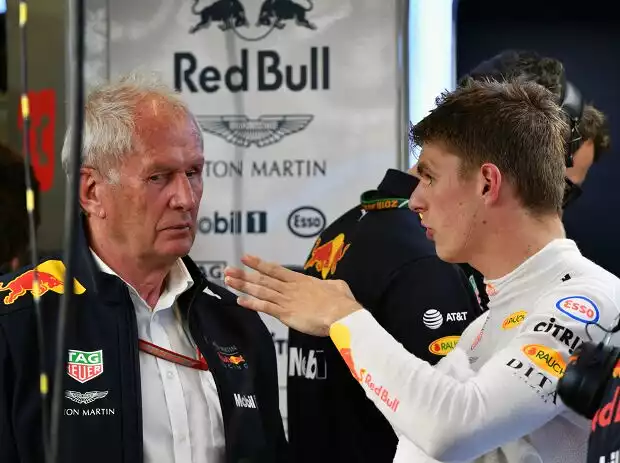 Titel-Bild zur News: Helmut Marko, Max Verstappen