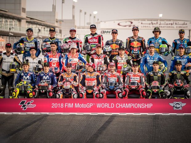 Titel-Bild zur News: MotoGP Fahrer 2018