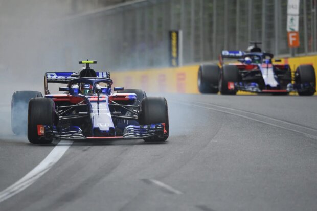 Pierre Gasly Brendon Hartley Toro Rosso Red Bull Toro Rosso Honda F1 ~Pierre Gasly (Toro Rosso) und Brendon Hartley (Toro Rosso) ~ Pierre Gasly Brendon Hartley Toro Rosso Red Bull Toro Rosso Honda F1 ~Pierre Gasly (Toro Rosso) und Brendon Hartley (Toro Rosso) ~