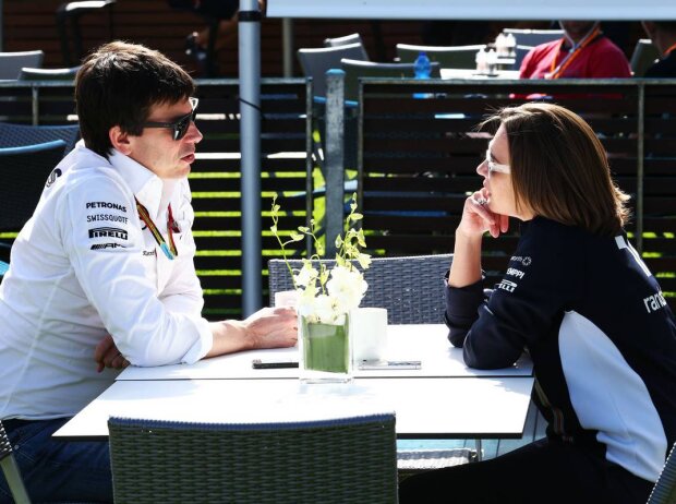 Toto Wolff, Claire Williams