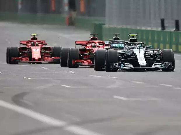 Valtteri Bottas, Lewis Hamilton, Sebastian Vettel Titel-Bild zur News: Valtteri Bottas, Lewis Hamilton, Sebastian Vettel