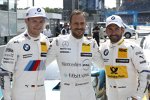 Gary Paffett (HWA-Mercedes), Marco Wittmann (RMG-BMW) und Timo Glock (RMG-BMW) 