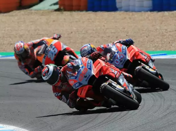 Jorge Lorenzo, Andrea Dovizioso, Daniel Pedrosa Titel-Bild zur News: Jorge Lorenzo, Andrea Dovizioso, Daniel Pedrosa