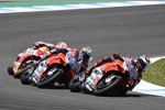 Jorge Lorenzo vor Andrea Dovizioso und Daniel Pedrosa 