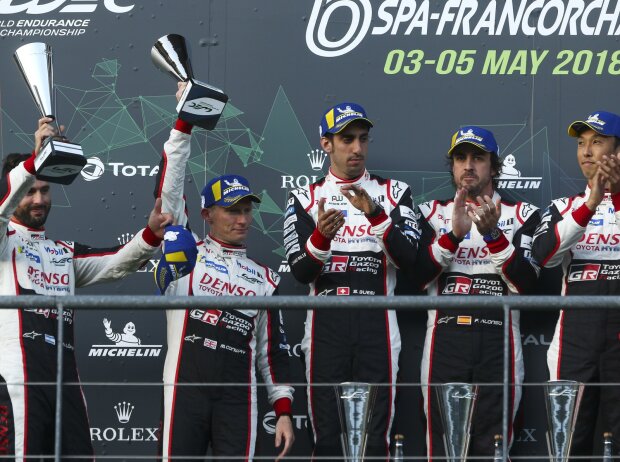 Mike Conway, Kamui Kobayashi, Kazuki Nakajima, Fernando Alonso Mike Conway, Kamui Kobayashi, Kazuki Nakajima, Fernando Alonso