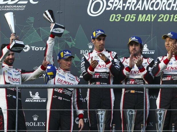 Mike Conway, Kamui Kobayashi, Kazuki Nakajima, Fernando Alonso