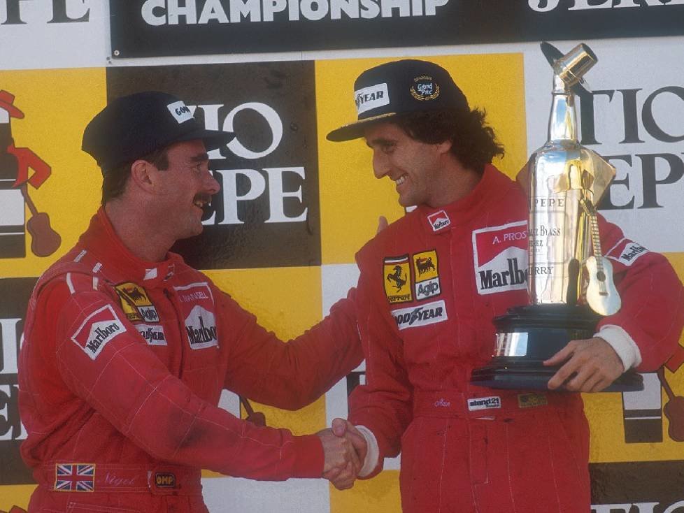 Alain Prost, Nigel Mansell
