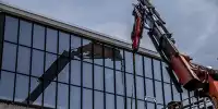 Baukran vor der Motorworld Köln-Rheinland