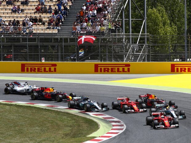 Titel-Bild zur News: Sebastian Vettel, Lewis Hamilton, Valtteri Bottas, Max Verstappen
