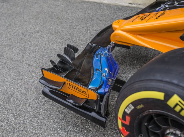 Frontflügel bei McLaren