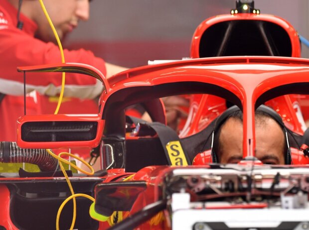 Ferrari, Halo, Rückspiegel Ferrari, Halo, Rückspiegel