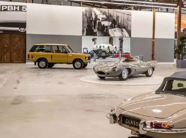 Jaguar Land Rover Classic Centre: Blick in den Ausstellungsraum Titel-Bild zur News: Jaguar Land Rover Classic Centre: Blick in den Ausstellungsraum
