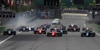 Rennstart der Formel 2 in Baku 2018