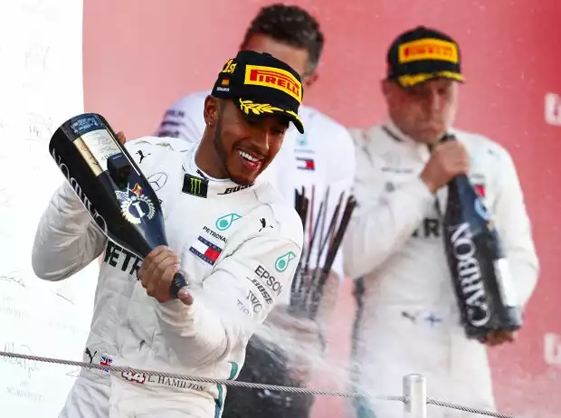 Titel-Bild zur News: Lewis Hamilton, Valtteri Bottas