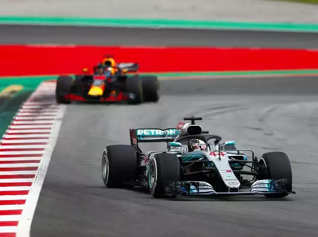 Titel-Bild zur News: Lewis Hamilton, Daniel Ricciardo