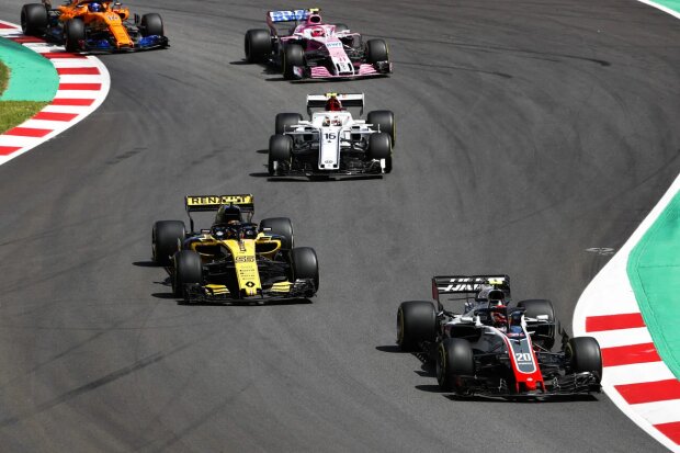 Kevin Magnussen Carlos Sainz Charles Leclerc Esteban Ocon Fernando Alonso Force India Sahara Force India F1 Team F1Haas Haas F1 Team F1Sauber Alfa Romeo Sauber F1 Team F1McLaren McLaren F1 Team F1 ~Kevin Magnussen (Haas), Carlos Sainz (Renault), Charles Leclerc (Sauber), Esteban Ocon (Force India) und Fernando Alonso (McLaren) ~ 