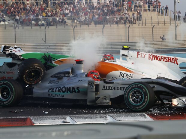 Vitantonio Liuzzi, Michael Schumacher