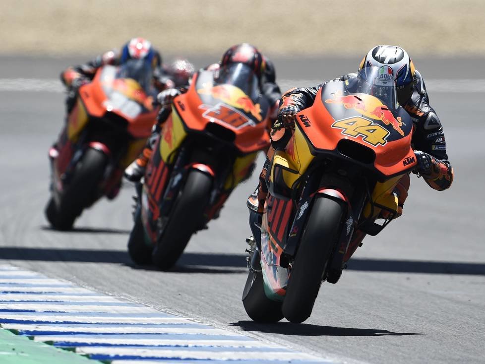 Pol Espargaro, Mika Kallio, Bradley Smith