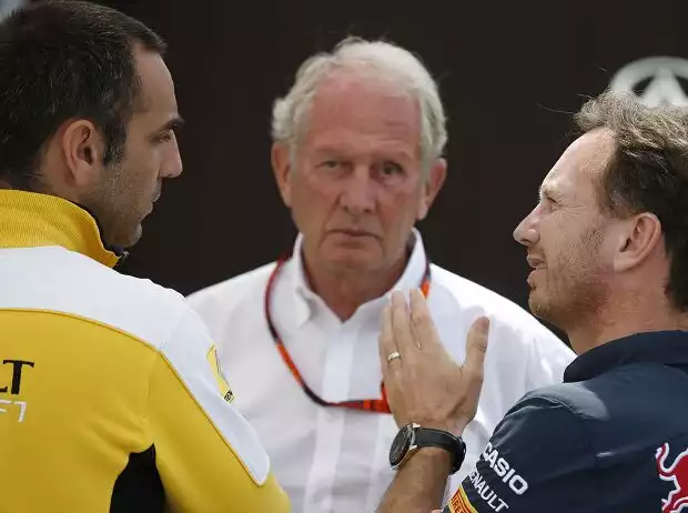 Christian Horner, Cyril Abiteboul Titel-Bild zur News: Christian Horner, Cyril Abiteboul