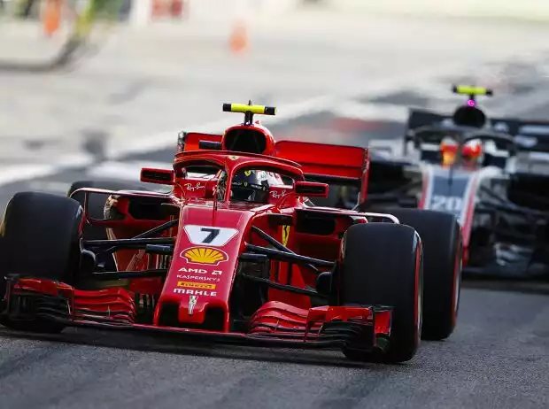 Kimi Räikkönen, Kevin Magnussen Titel-Bild zur News: Kimi Räikkönen, Kevin Magnussen