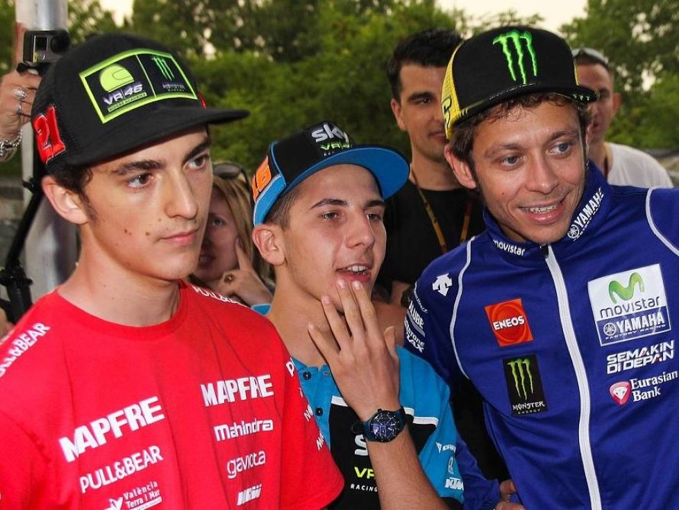 Francesco Bagnaia, Valentino Rossi