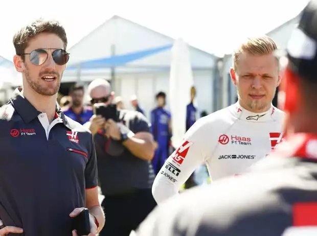 Titel-Bild zur News: Romain Grosjean, Kevin Magnussen