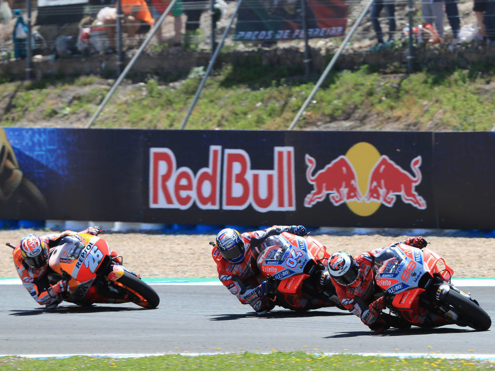 Jorge Lorenzo, Andrea Dovizioso, Daniel Pedrosa