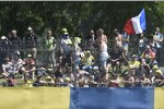 Fans in Le Mans