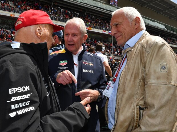 Helmut Marko, Dietrich Mateschitz, Niki Lauda