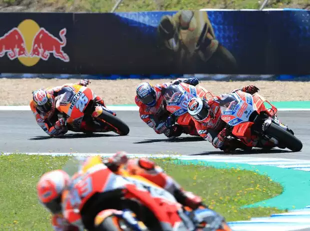 Titel-Bild zur News: Marc Marquez, Jorge Lorenzo, Andrea Dovizioso, Daniel Pedrosa