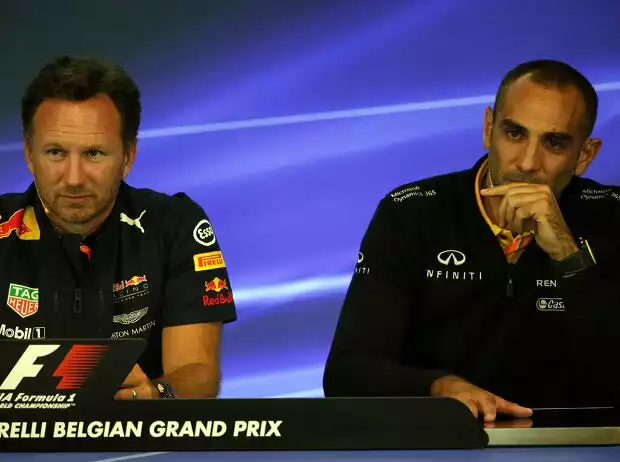 Christian Horner, Cyril Abiteboul Titel-Bild zur News: Christian Horner, Cyril Abiteboul