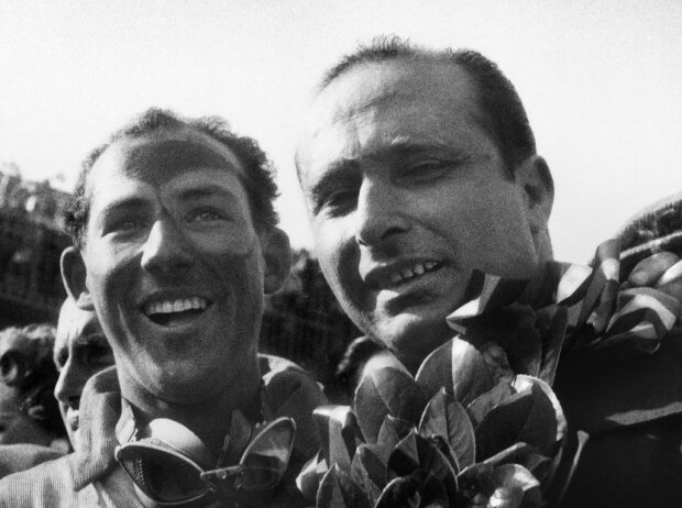 Juan Manuel Fangio, Stirling Moss Juan Manuel Fangio, Stirling Moss
