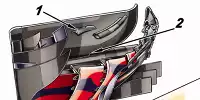 Frontflügel-Endplatte des Red Bull RB14 (Barcelona-Update)