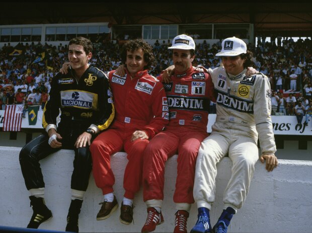 Titel-Bild zur News: Alain Prost, Nigel Mansell