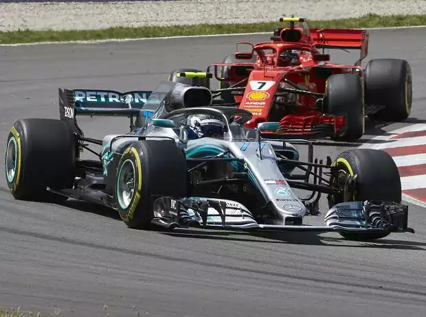Titel-Bild zur News: Valtteri Bottas, Kimi Räikkönen
