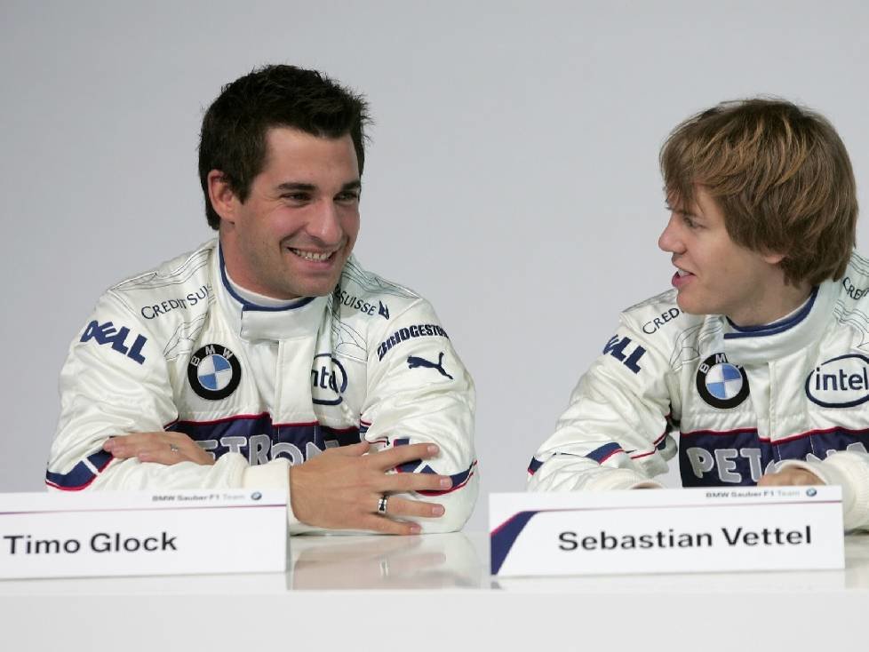 Timo Glock, Sebastian Vettel