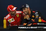 Sebastian Vettel (Ferrari) und Daniel Ricciardo (Red Bull) 