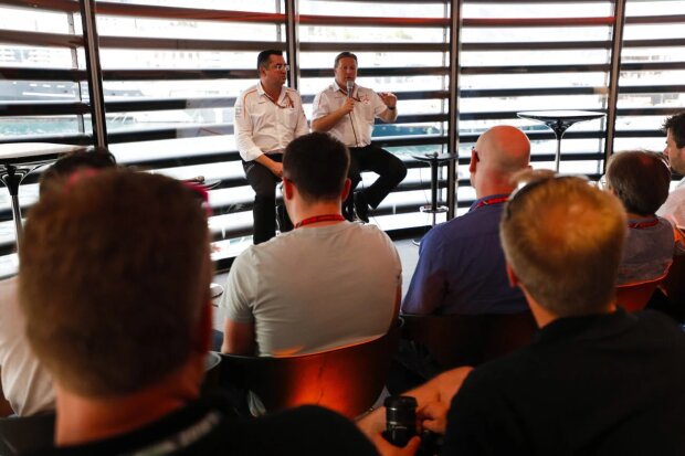 Zak Brown Eric Boullier McLaren McLaren F1 Team F1 ~Zak Brown und Eric Boullier ~ 