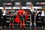 Tom Sykes, Jonathan Rea und Loris Baz 