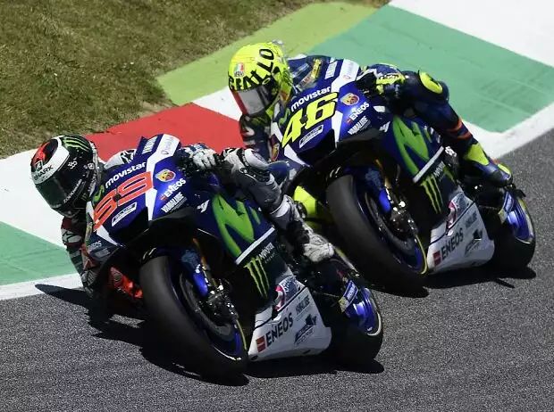 Jorge Lorenzo, Valentino Rossi Titel-Bild zur News: Jorge Lorenzo, Valentino Rossi