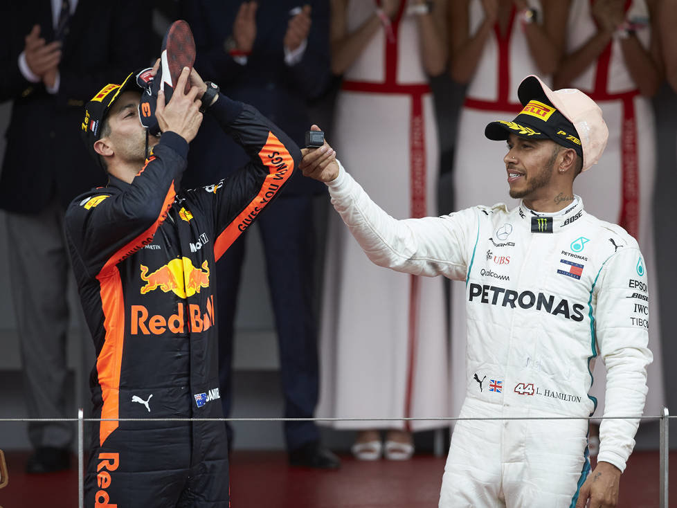 Daniel Ricciardo, Lewis Hamilton