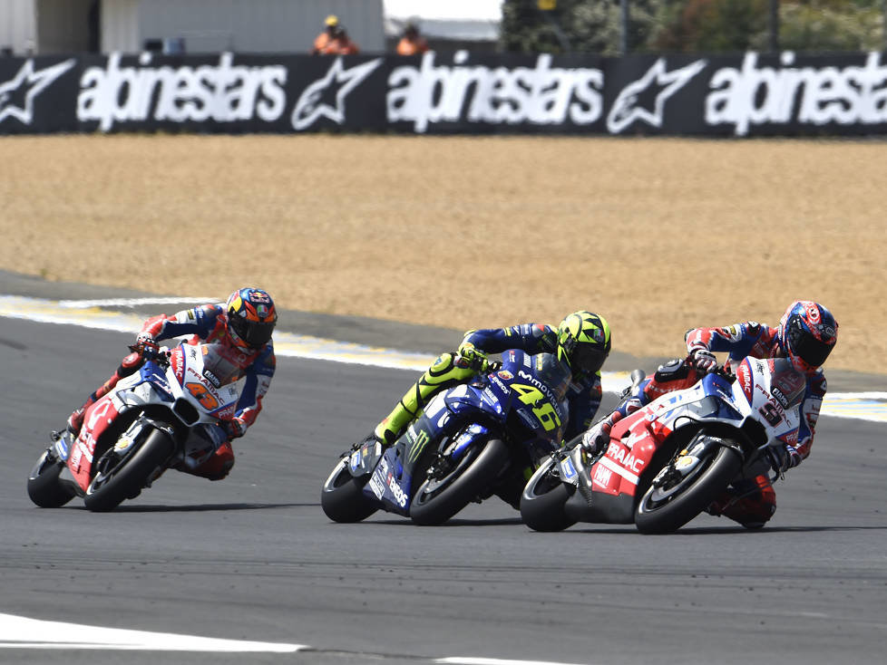 Danilo Petrucci, Valentino Rossi, Jack Miller