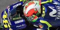 Bild zum Inhalt: Forza Italia! Der Mugello-Helm von Valentino Rossi