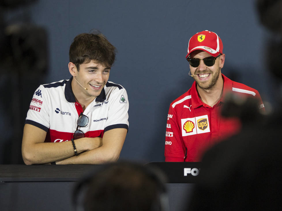 Charles Leclerc, Sebastian Vettel